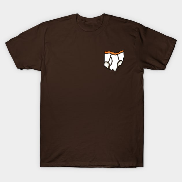 The Heart Of The Loom Browns T-Shirt by Freeballz
